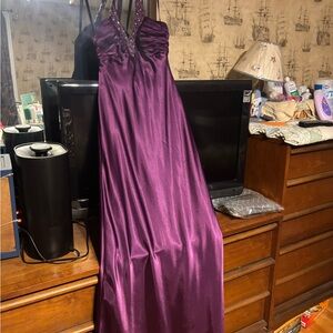 Morgan & Co. Deep Purple Maxi Dress
